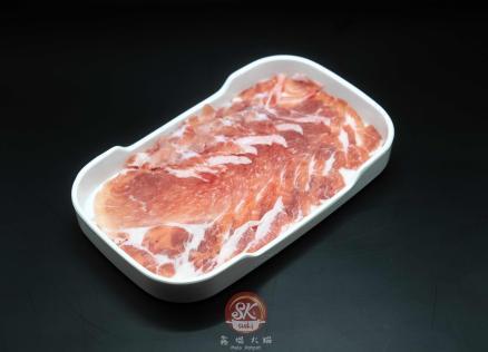 สันคอหมูสไลด์จุกๆ (ถาดพิเศษ) — เมนูพิเศษ (ไม่มีบนสายพาน) จากเมนู SKsuki