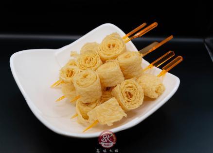 ฟองเต้าหู้เสียบไม้ — เมนูฟองเต้าหู้ 豆腐 จากเมนู SKsuki